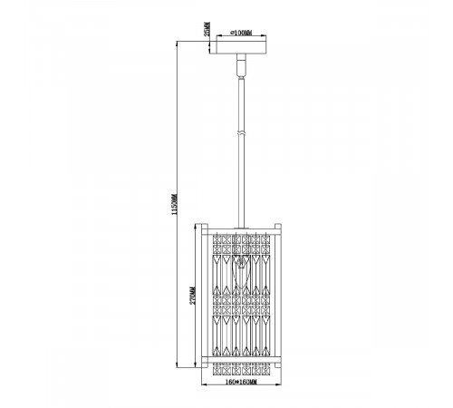 Подвесной светильник Escada Flood 2103/1S Chrome Подвесной светильник Escada Flood 2103/1S Chrome