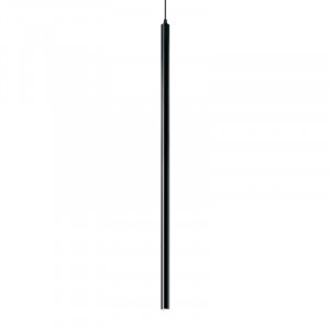 Подвесной светодиодный светильник Ideal Lux Ultrathin SP1 Big Round Nero 142913