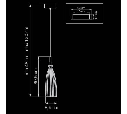 Подвесной светильник Lightstar Simple Light 810 810013 Подвесной светильник Lightstar Simple Light 810 810013