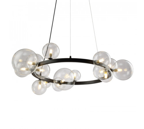 Подвесной светильник Delight Collection Art Deco Bubble OMG1075R black/clear Подвесной светильник Delight Collection Art Deco Bubble OMG1075R black/clear