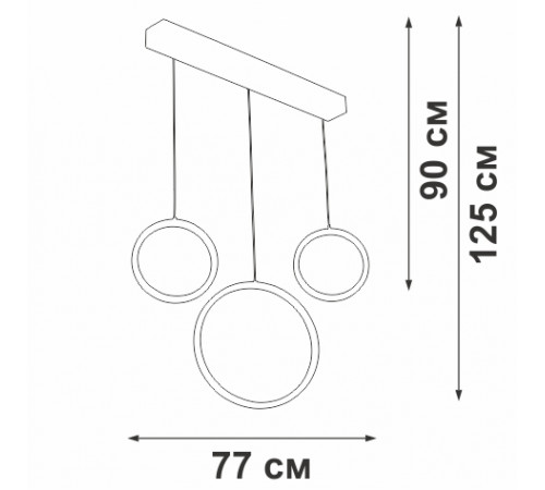 Подвесной светильник Vitaluce V3050-1/3S Подвесной светильник Vitaluce V3050-1/3S