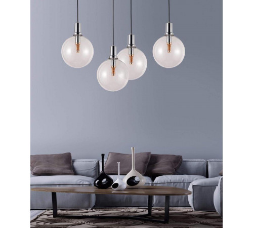 Подвесной светильник Lumina Deco Dorito LDP 1212-250 GY+CHR Подвесной светильник Lumina Deco Dorito LDP 1212-250 GY+CHR