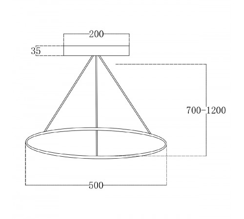Подвесной светильник Escada Euler 10228/1LED