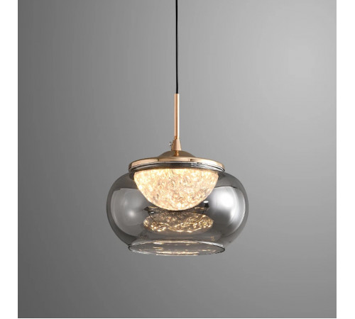 Подвесной светильник Delight Collection MT9128-1H gold/smoke Подвесной светильник Delight Collection MT9128-1H gold/smoke
