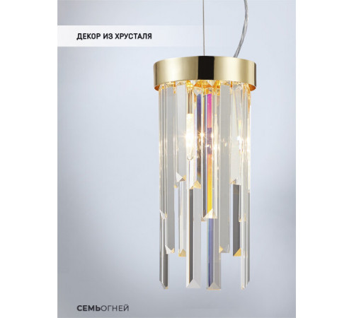 Подвесной светильник Lumien Hall Dzhillian LH0048/2P-GD-CL