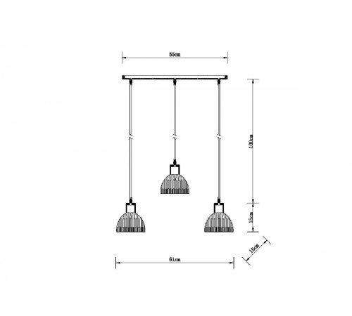 Подвесной светильник Arte Lamp Lancaster A5869SP-3BK Подвесной светильник Arte Lamp Lancaster A5869SP-3BK