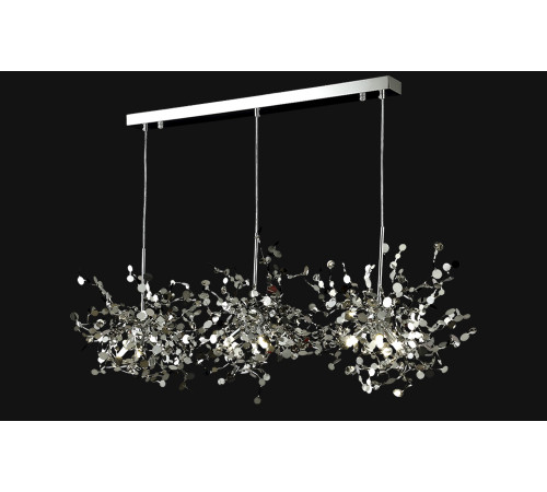 Подвесной светильник Crystal Lux GARDEN SP3х3 L1200 CHROME Подвесной светильник Crystal Lux GARDEN SP3х3 L1200 CHROME