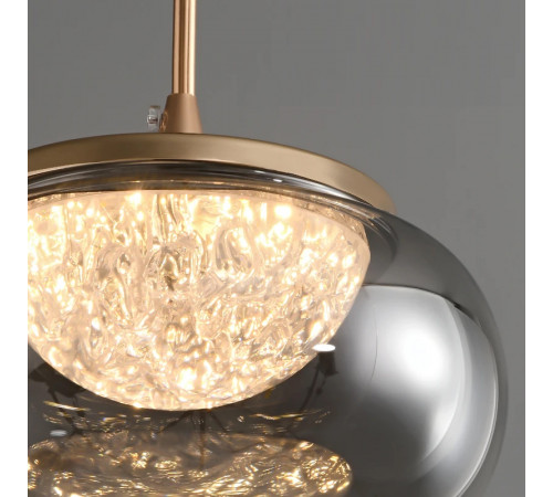 Подвесной светильник Delight Collection MT9128-1H gold/smoke Подвесной светильник Delight Collection MT9128-1H gold/smoke