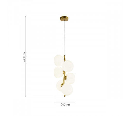 Подвесной светильник ST Luce Sweven SL1519.303.06 Подвесной светильник ST Luce Sweven SL1519.303.06
