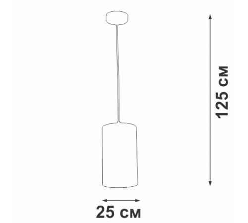 Подвесной светильник Vitaluce V2895-0/1S Подвесной светильник Vitaluce V2895-0/1S