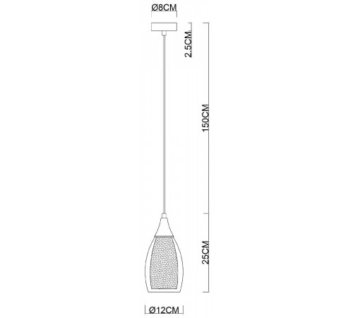 Подвесной светильник Arte Lamp Barry A7951SP-1GO