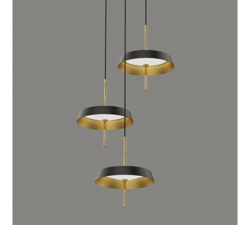 Подвесной светильник DeLight Collection MD18001061-3B black/gold