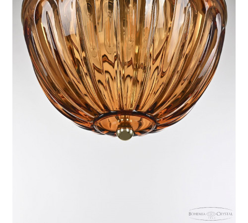 Подвесной светильник Bohemia Ivele Crystal 5480/22 G Amber/M-1H Подвесной светильник Bohemia Ivele Crystal 5480/22 G Amber/M-1H