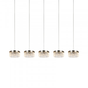 Подвесной светильник Delight Collection MD21020075 MD21020075-5B satin nickel