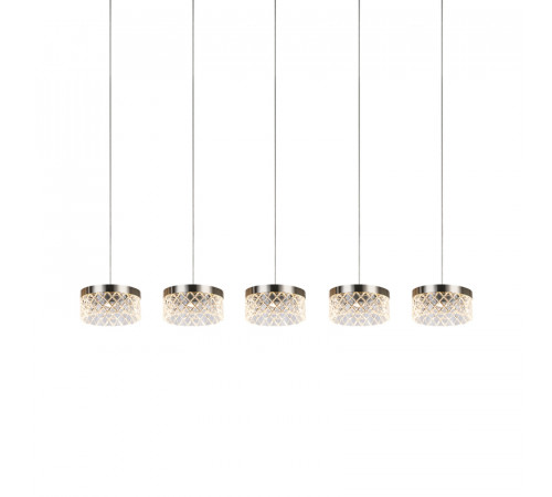 Подвесной светильник Delight Collection MD21020075 MD21020075-5B satin nickel Подвесной светильник Delight Collection MD21020075 MD21020075-5B satin nickel