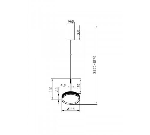 Подвесной светильник Maytoni El MOD041PL-L15WG3K Подвесной светильник Maytoni El MOD041PL-L15WG3K
