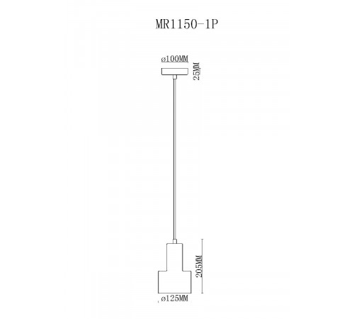 Подвесной светильник MyFar Lima MR1150-1P Подвесной светильник MyFar Lima MR1150-1P