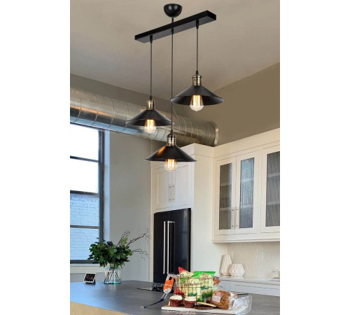 Подвесной светильник Toplight Delilah TL1606H-03BK Подвесной светильник Toplight Delilah TL1606H-03BK