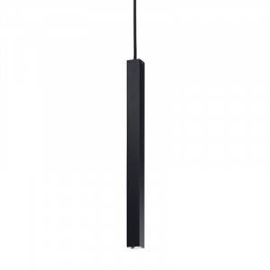 Подвесной светодиодный светильник Ideal Lux Ultrathin SP1 Small Square Nero 194202