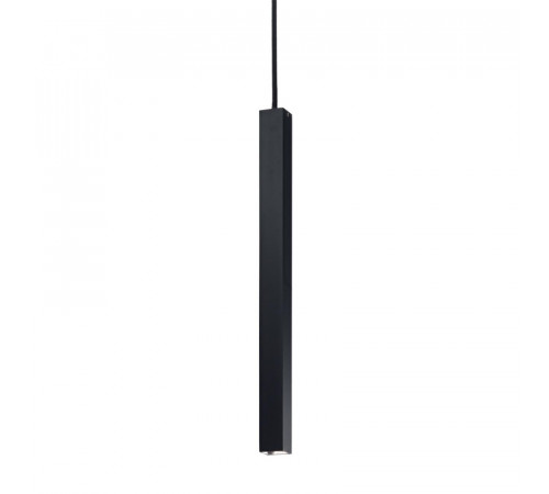 Подвесной светодиодный светильник Ideal Lux Ultrathin SP1 Small Square Nero 194202 Подвесной светодиодный светильник Ideal Lux Ultrathin SP1 Small Square Nero 194202