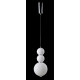 Подвесной светодиодный светильник Crystal Lux Desi SP3 Chrome/White