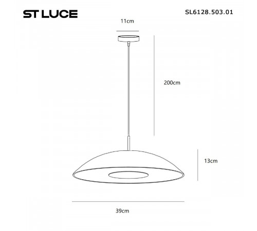 Подвесной светильник ST Luce Lid SL6128.503.01 Подвесной светильник ST Luce Lid SL6128.503.01