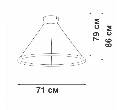 Подвесной светильник Vitaluce V2516-8/1S Подвесной светильник Vitaluce V2516-8/1S