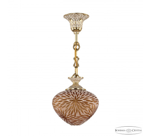 Подвесной светильник Bohemia Ivele Crystal 7003P/18 GW Amber-White/H-1A