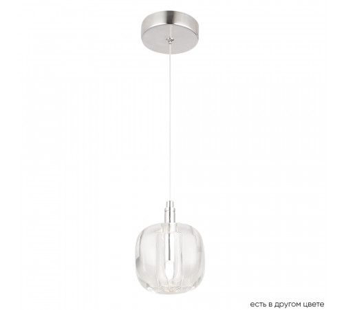 Подвесной светильник Crystal Lux BOX SP1 CHROME/TRANSPARENT Подвесной светильник Crystal Lux BOX SP1 CHROME/TRANSPARENT