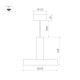 Подвесной светильник Arlight SP-Eric-R250-8W Warm3000 035924