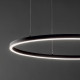 Подвесной светильник Ideal lux ORACLE SLIM SP D050 ROUND 3000K ON-OFF BK 229492
