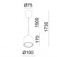 Подвесной светильник Italline DE-314 white