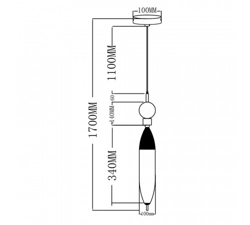 Подвесной светильник Moderli Candle V10915-PL Подвесной светильник Moderli Candle V10915-PL