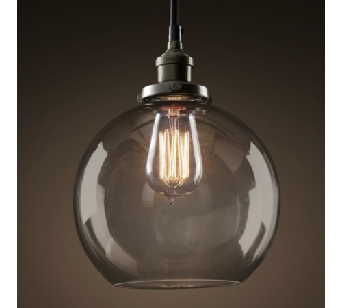 Подвесной светильник ImperiumLoft Loft Clear Glass Sphere Cloche 73694-22 Подвесной светильник ImperiumLoft Loft Clear Glass Sphere Cloche 73694-22
