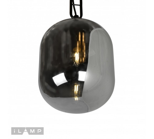Подвесной светильник iLamp Mono 8792S/1P GR+BK Подвесной светильник iLamp Mono 8792S/1P GR+BK