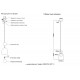 Подвесной светильник Crystal Lux MURCIA SP1.3 CHROME