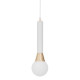 Подвесной светильник Lumina Deco Folino LDP 7012-1B WT+GD