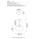 Подвесной светильник Crystal Lux MALAGA SP1 D200 COOPER