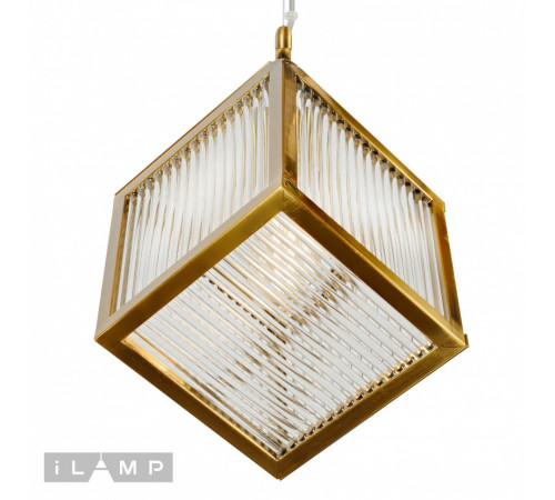 Подвесной светильник iLamp Square 8970-1B GLD Подвесной светильник iLamp Square 8970-1B GLD