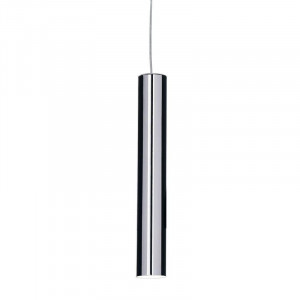 Подвесной светодиодный светильник Ideal Lux Ultrathin SP1 Small Round Cromo 187662