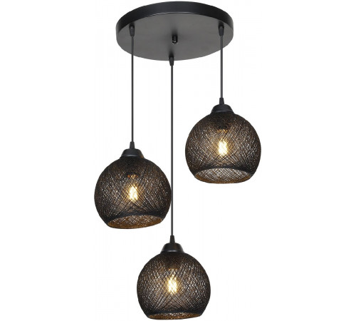 Подвесной светильник Toplight Lizbeth TL1612R-03BK Подвесной светильник Toplight Lizbeth TL1612R-03BK