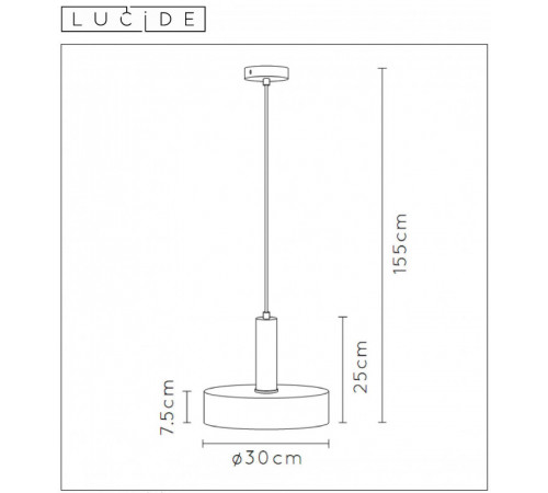 Подвесной светильник LUCIDE 30472/30/02 Подвесной светильник LUCIDE 30472/30/02