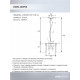 Подвесной светильник Lumien Hall Daneil LH0057/2P-CR-CL