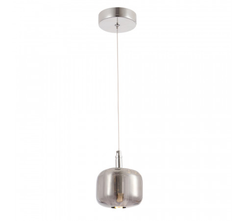 Подвесной светильник Crystal Lux BOX SP1 CHROME/SMOKE Подвесной светильник Crystal Lux BOX SP1 CHROME/SMOKE