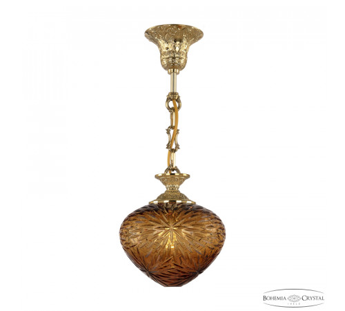 Подвесной светильник Bohemia Ivele Crystal 7003P/18 G Amber/H-1A Подвесной светильник Bohemia Ivele Crystal 7003P/18 G Amber/H-1A