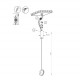Подвесной светильник Lumien Hall Livin LH8028/1P-BK-PBK-SGD