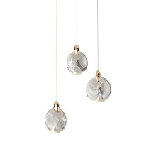 Подвесной светильник Delight Collection OD2440-3 gold/clear