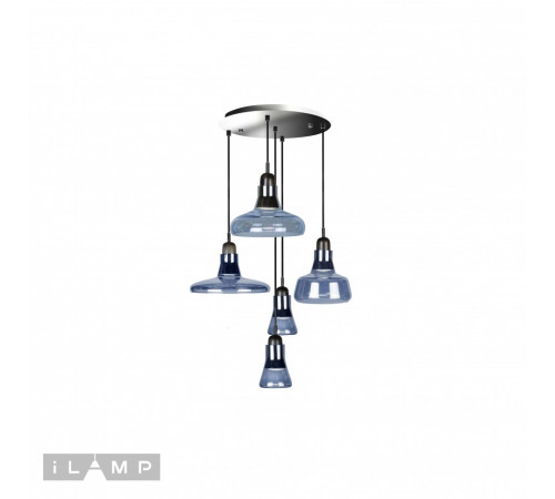 Подвесной светильник iLamp Puro AP9006-5 BL Подвесной светильник iLamp Puro AP9006-5 BL