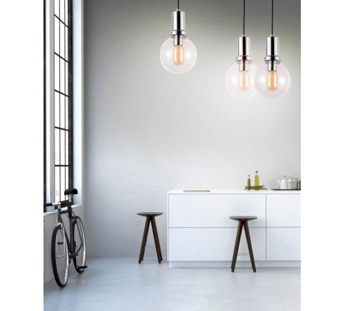 Подвесной светильник Lumina Deco Dorito LDP 1212-150 GY+CHR Подвесной светильник Lumina Deco Dorito LDP 1212-150 GY+CHR