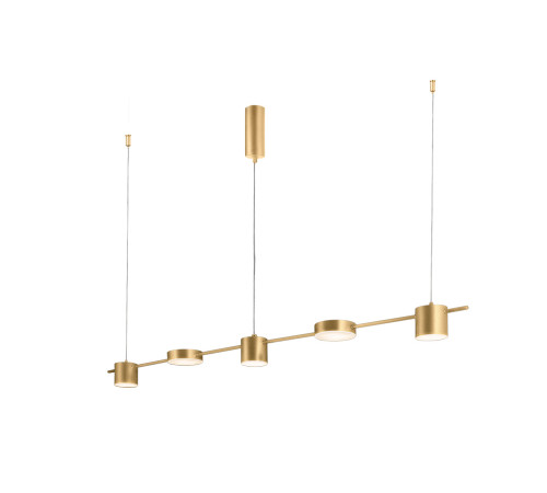 Подвесной светильник Crystal Lux Tristan TRISTAN SP5 L1200 GOLD Подвесной светильник Crystal Lux Tristan TRISTAN SP5 L1200 GOLD